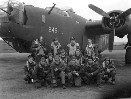 B-24 and crew