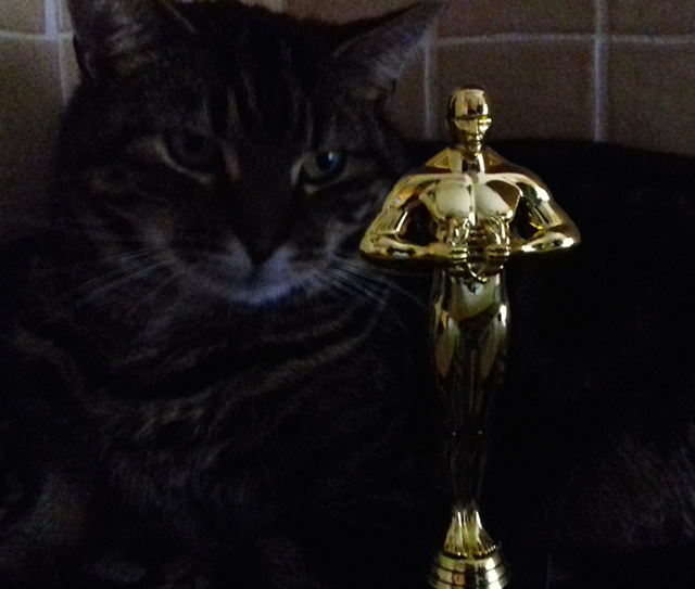 Danny with his Oscar